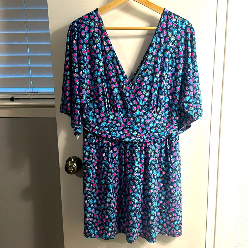 Lilly Pulitzer NWOT Large Parigi Skort Romper in Seabreeze Blue!